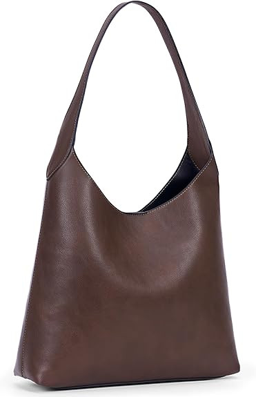 JQWYGB Hobo Bags Slouchy Tote Bag for Women Vegan Leather Shoulder Work Bag Designer Handbag Tren... | Amazon (US)