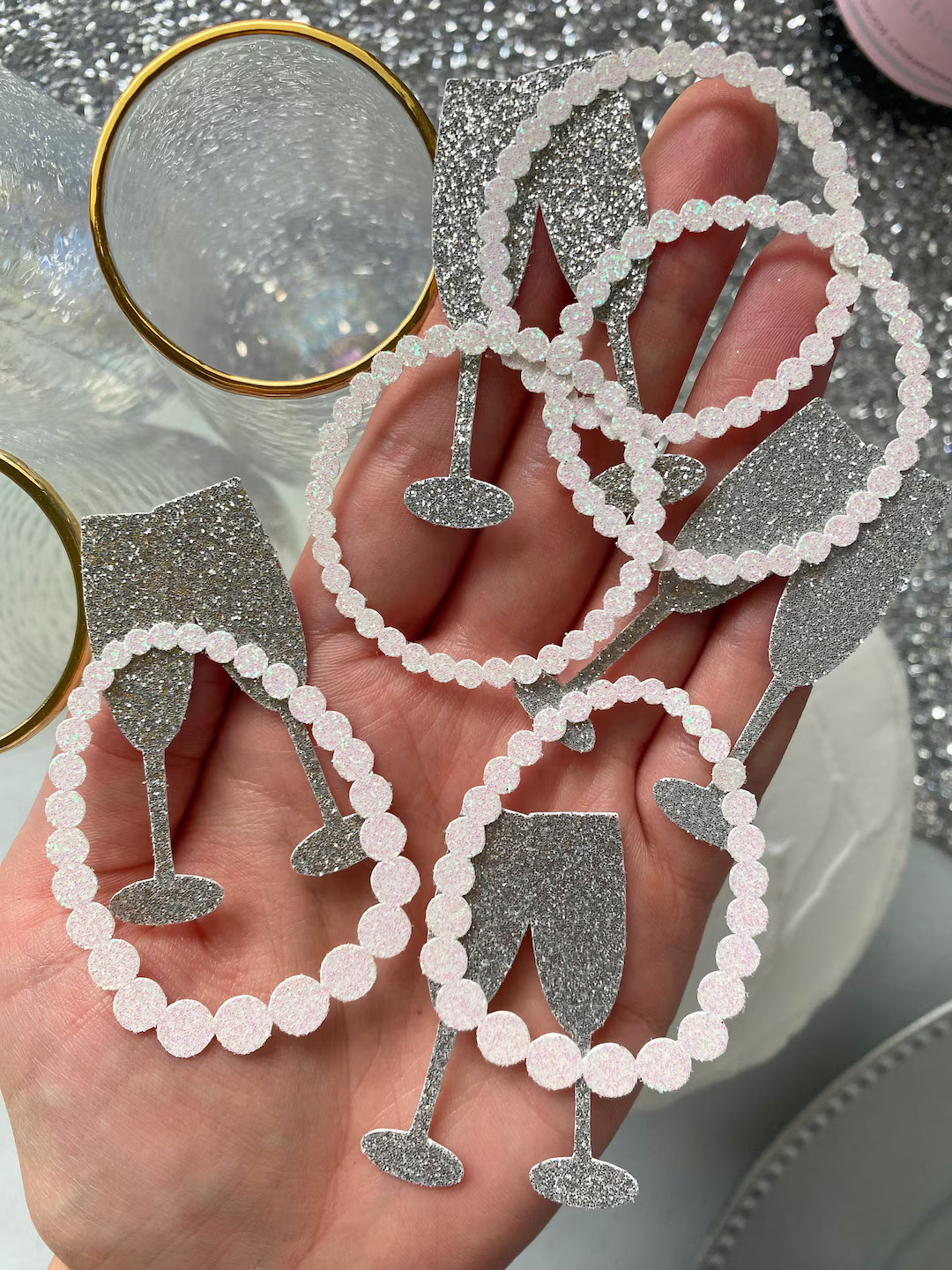 Pearls and Prosecco Bridal Shower / 50 Count Confetti / Pearls and Prosecco Bridal Shower Decorat... | Etsy (US)