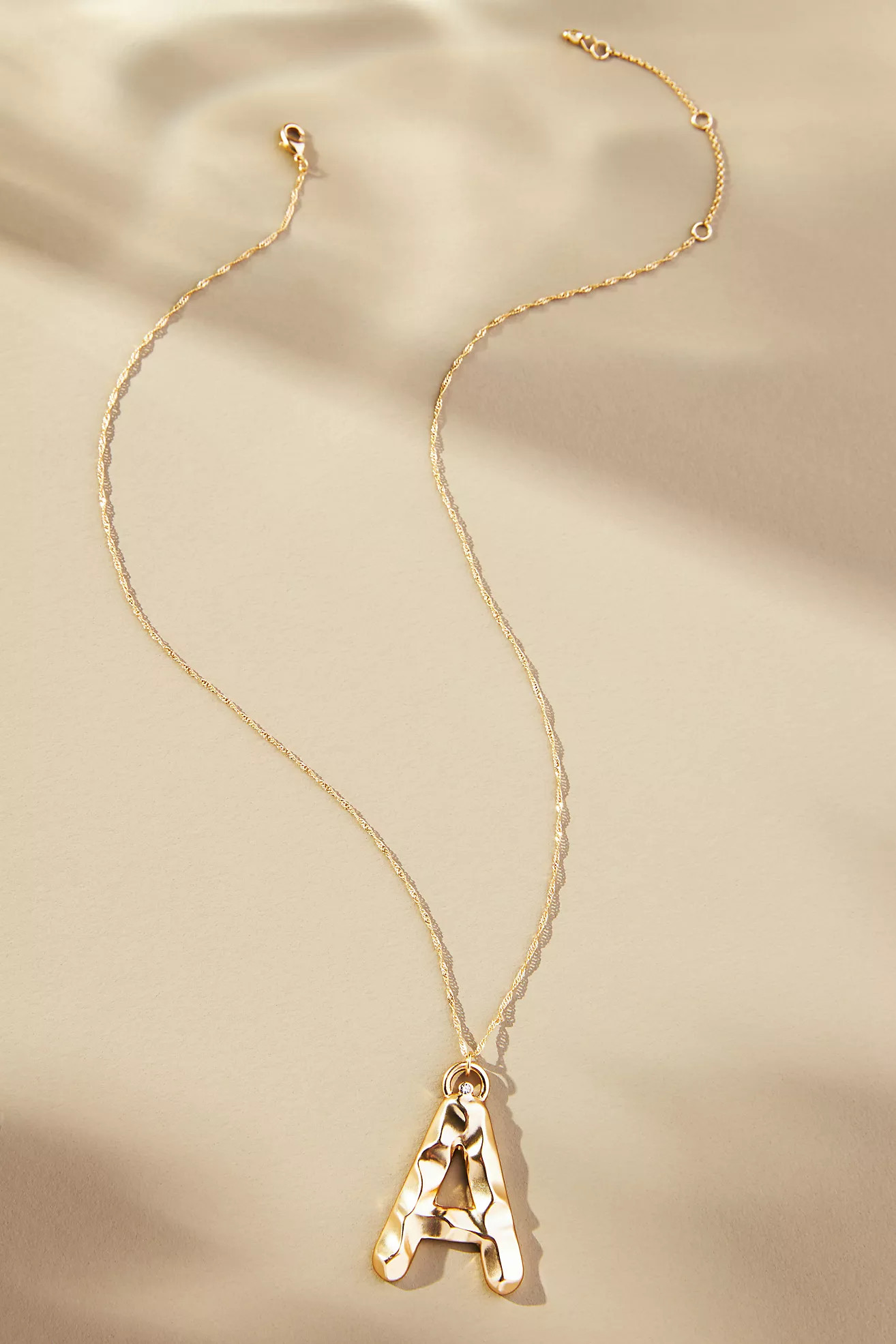 Molten Monogram Necklace | Anthropologie (US)