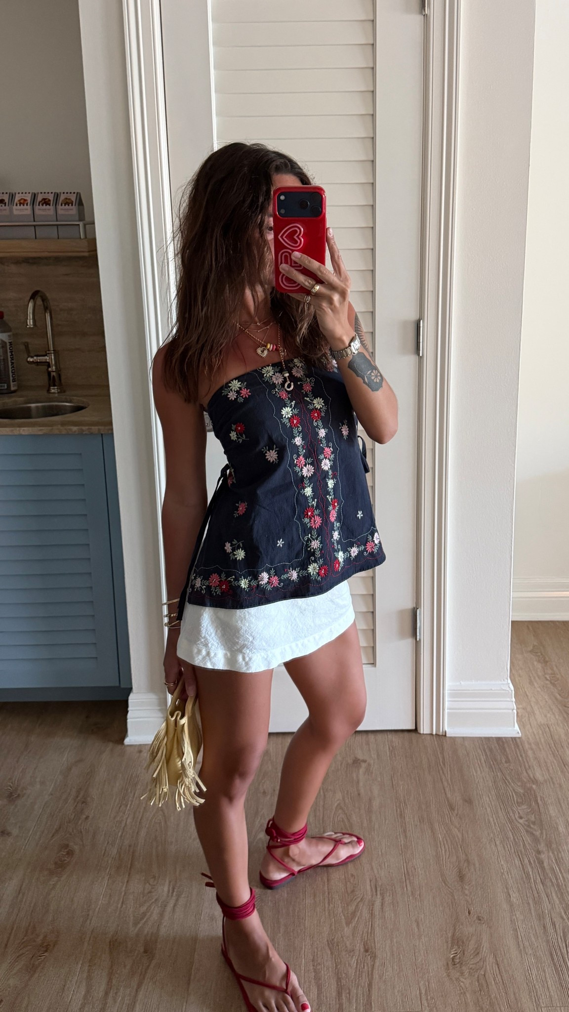 XS top and skirt! Super cute and easy combo!