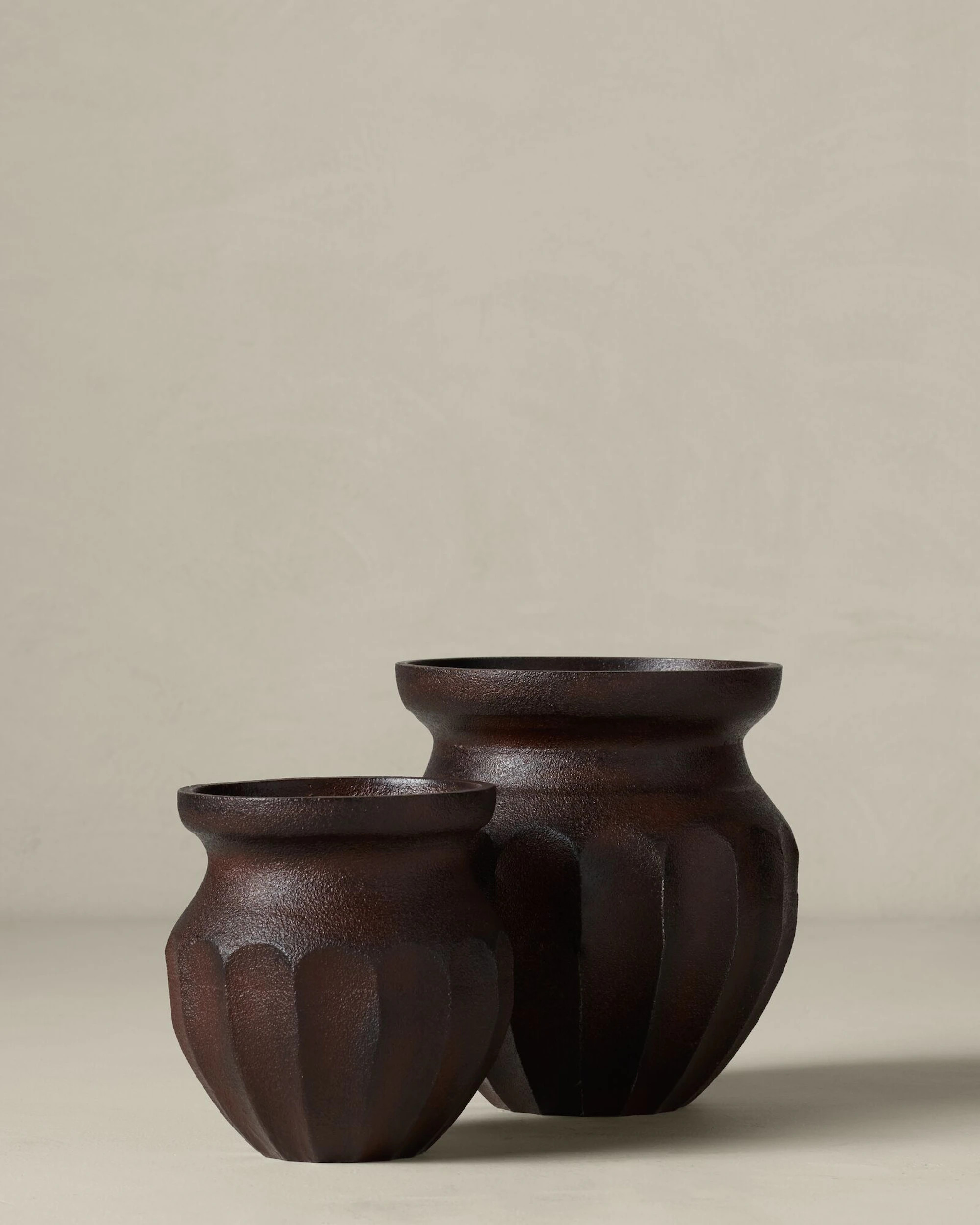 Dimitra Cast Iron Urn | Joon Loloi | Joon Loloi
