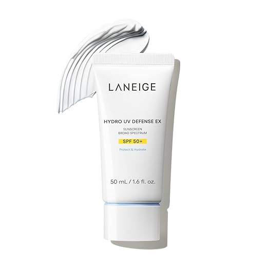 LANEIGE Hydro UV Defense Sunscreen SPF 50+ Hypoallergenic & Dermatologist-Tested Korean Broad Spe... | Amazon (US)