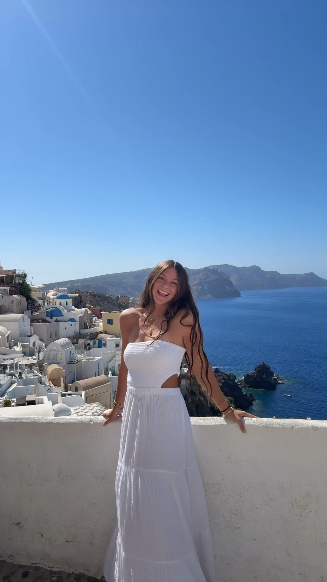 Never getting over Greece 
Dress linked below is the exact dress in white!

#LTKTravel #LTKootd #LTKBeauty