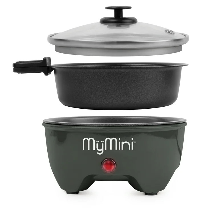 MyMini 5-inch Noodle Cooker & Skillet Electric Hot Pot, Blackberry (3.7" x 5.25", 1.25 Lb) | Walmart (US)