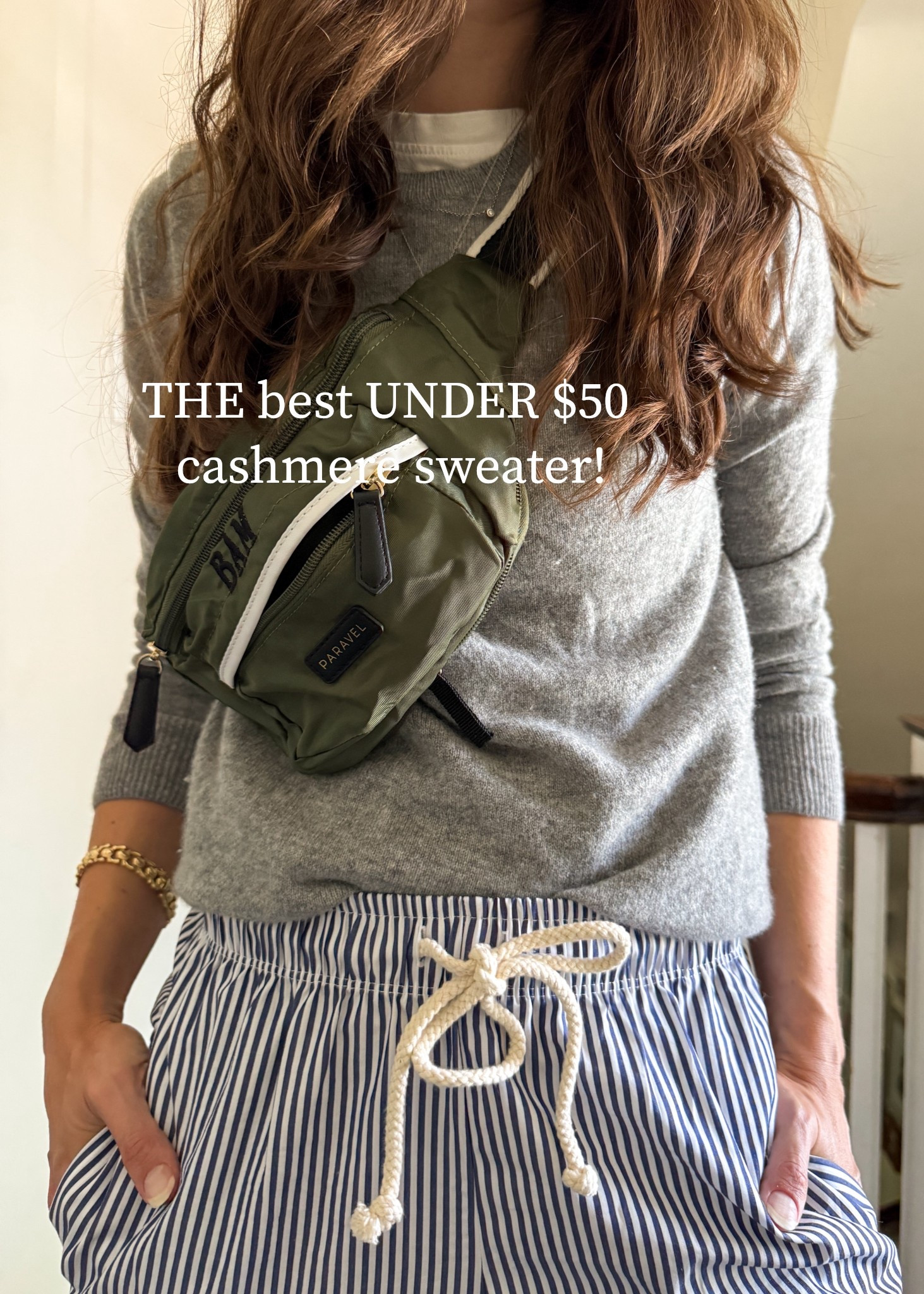 ✨PSA: THE BEST MONGOLIAN CASHMERE SWEATER FOR UNDER $50! 

GRWM: casual & sporty fall look featuring striped poplin pants & an under $50 cashmere sweater! Cozy & comfortable FTW! I’d wear this to a kids’ soccer or any sports game but it could also work for a travel outfit 😉

#LTKSeasonal #LTKStyleTip #LTKFindsUnder50
