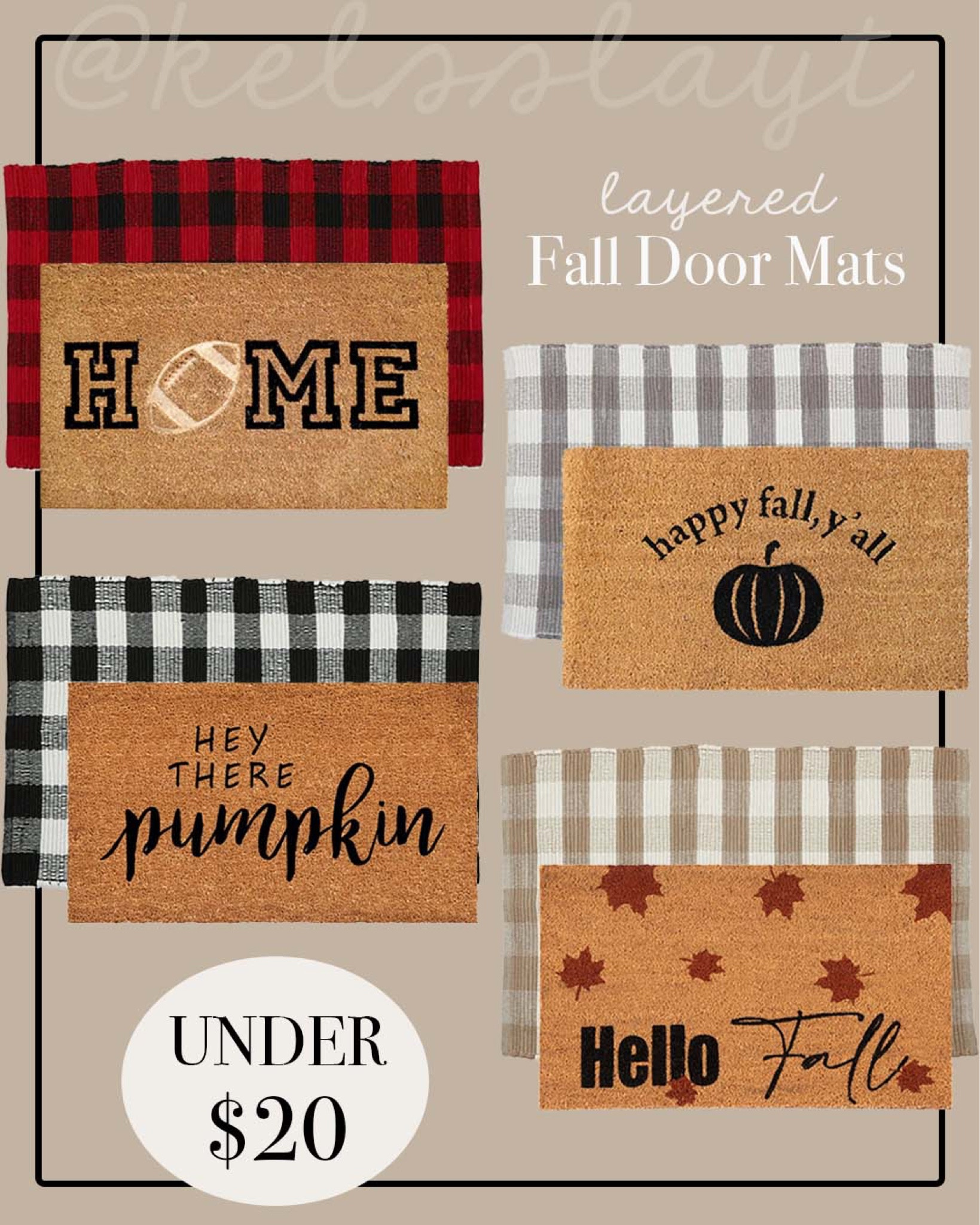 Fall door mat, welcome mat

#LTKunder50 #LTKSeasonal #LTKhome