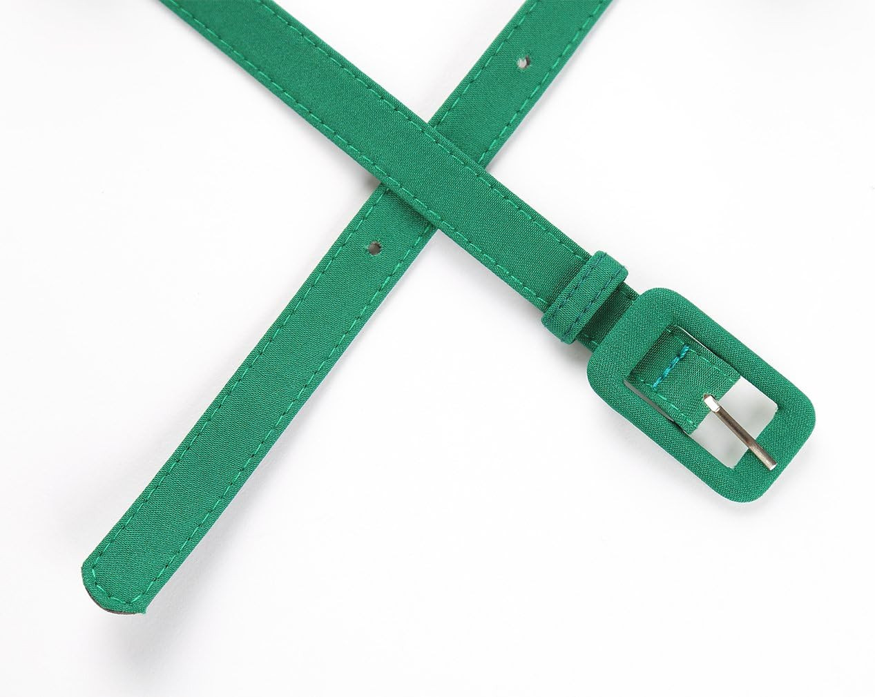 MUXXN Womens Belt- Solid Color Basic Belt for Casual Formal Dress or Jeans | Amazon (US)