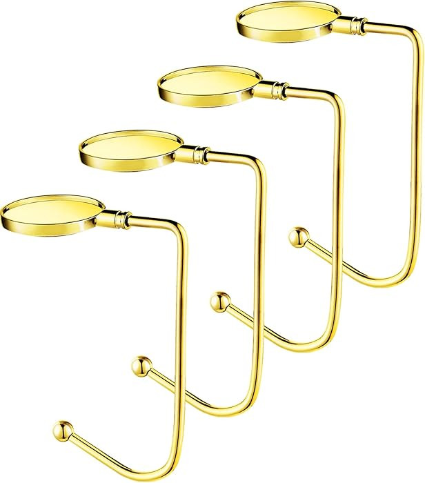 Nackiy Christmas Stocking Holders for Mantle, Non-Slip Safety Fireplace Mantel Stocking Hooks wit... | Amazon (US)