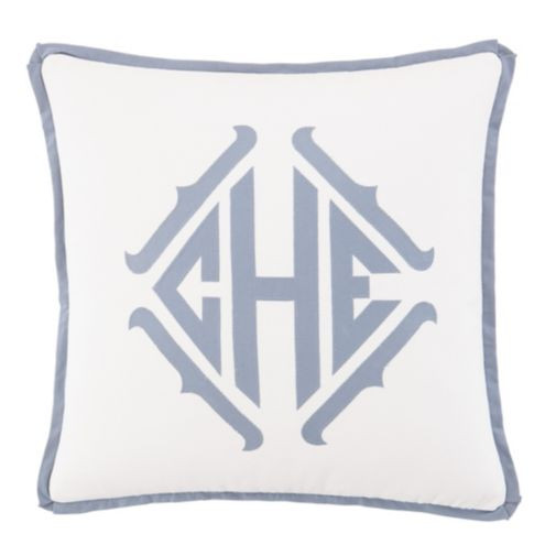 Lexie Applique Monogram Pillow Cover | Ballard Designs, Inc.