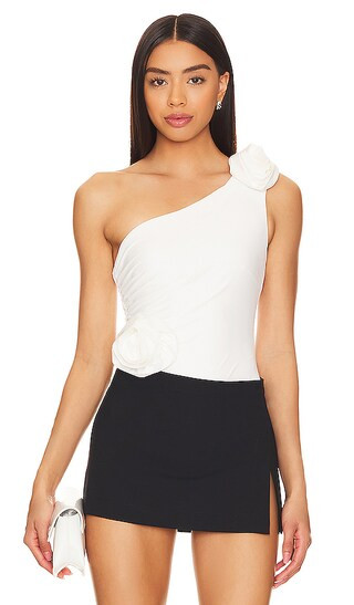 Lilita Bodysuit in Orchid White | Revolve Clothing (Global)