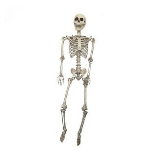 35" Posable Halloween Skeleton Halloween Decor Party Props Human Bones | Bed Bath & Beyond