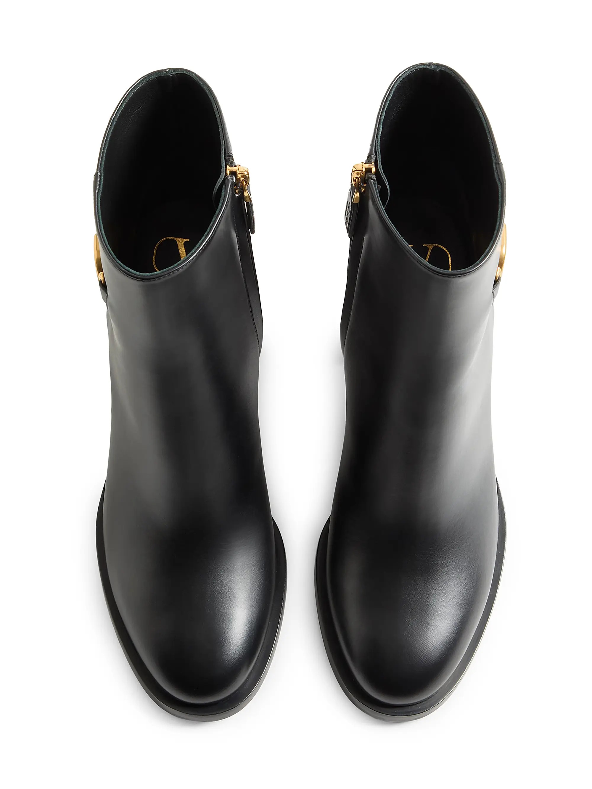 Valentino Garavani Vlogo Signature Calfskin Ankle Boots | Saks Fifth Avenue | Saks Fifth Avenue
