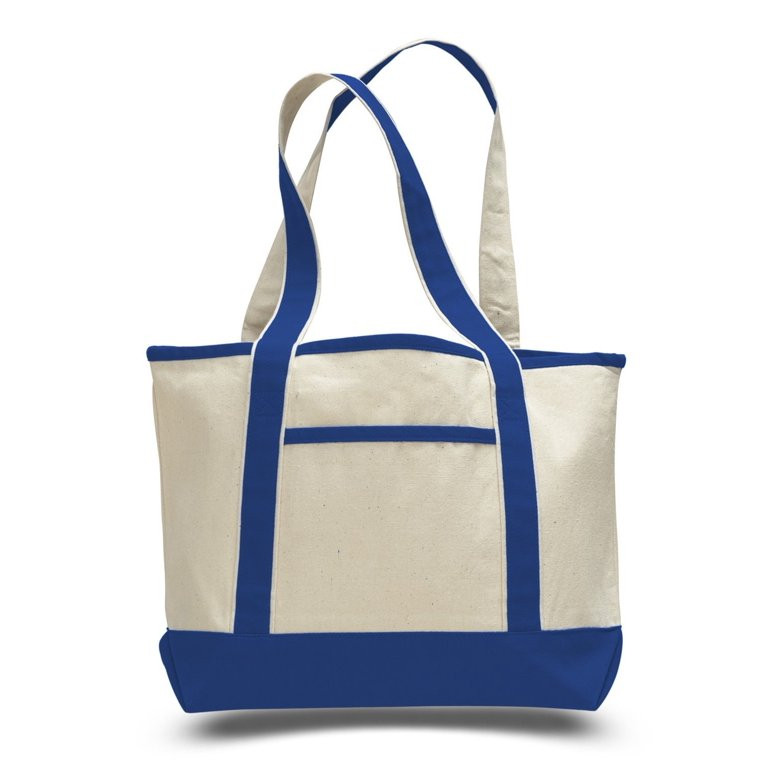 Fancy Canvas Tote Bag Small (Royal) | Walmart (US)