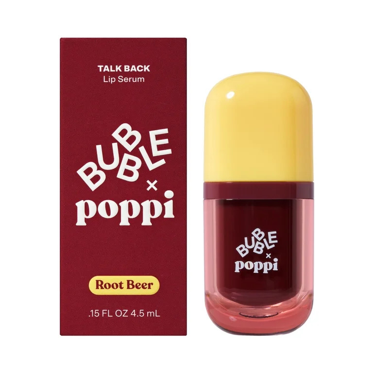 BUBBLE x poppi Talk Back Root Beer Lip Serum 4.5ML | Walmart (US)