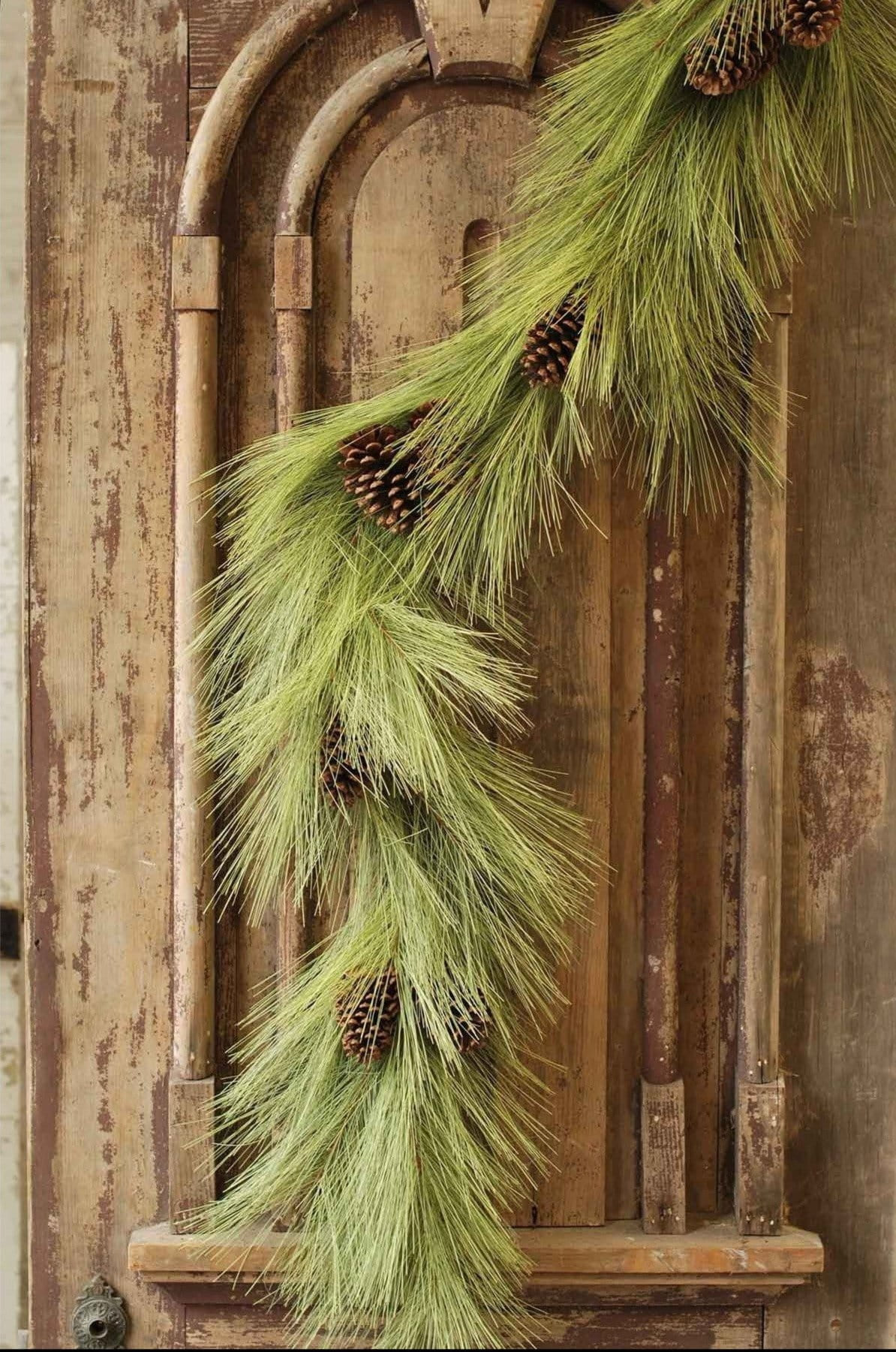 6' Faux Long Needle Pine Garland | Walmart (US)