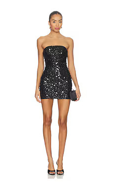 superdown Azora Mini Dress in Black from Revolve.com | Revolve Clothing (Global)