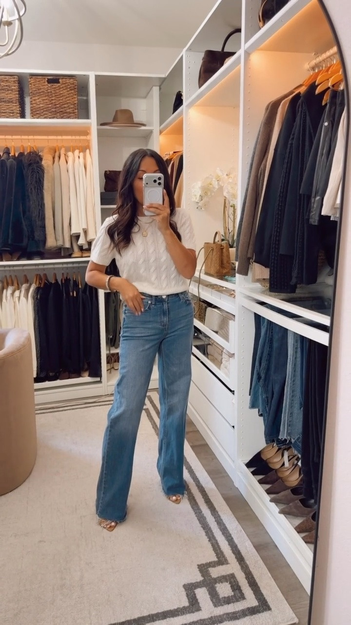 Mongolian Cashmere tee- lightweight perfect to wear now and take into fall
Fits TTS I’m wearing a small

#LTKOver40 #LTKootd
