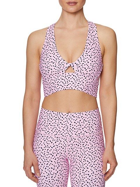 Polka Dot Knotted Sports Bra | Saks Fifth Avenue OFF 5TH