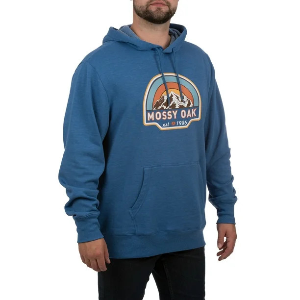 Mossy Oak Men's Graphic Hoodie with Long Sleeves - Walmart.com | Walmart (US)