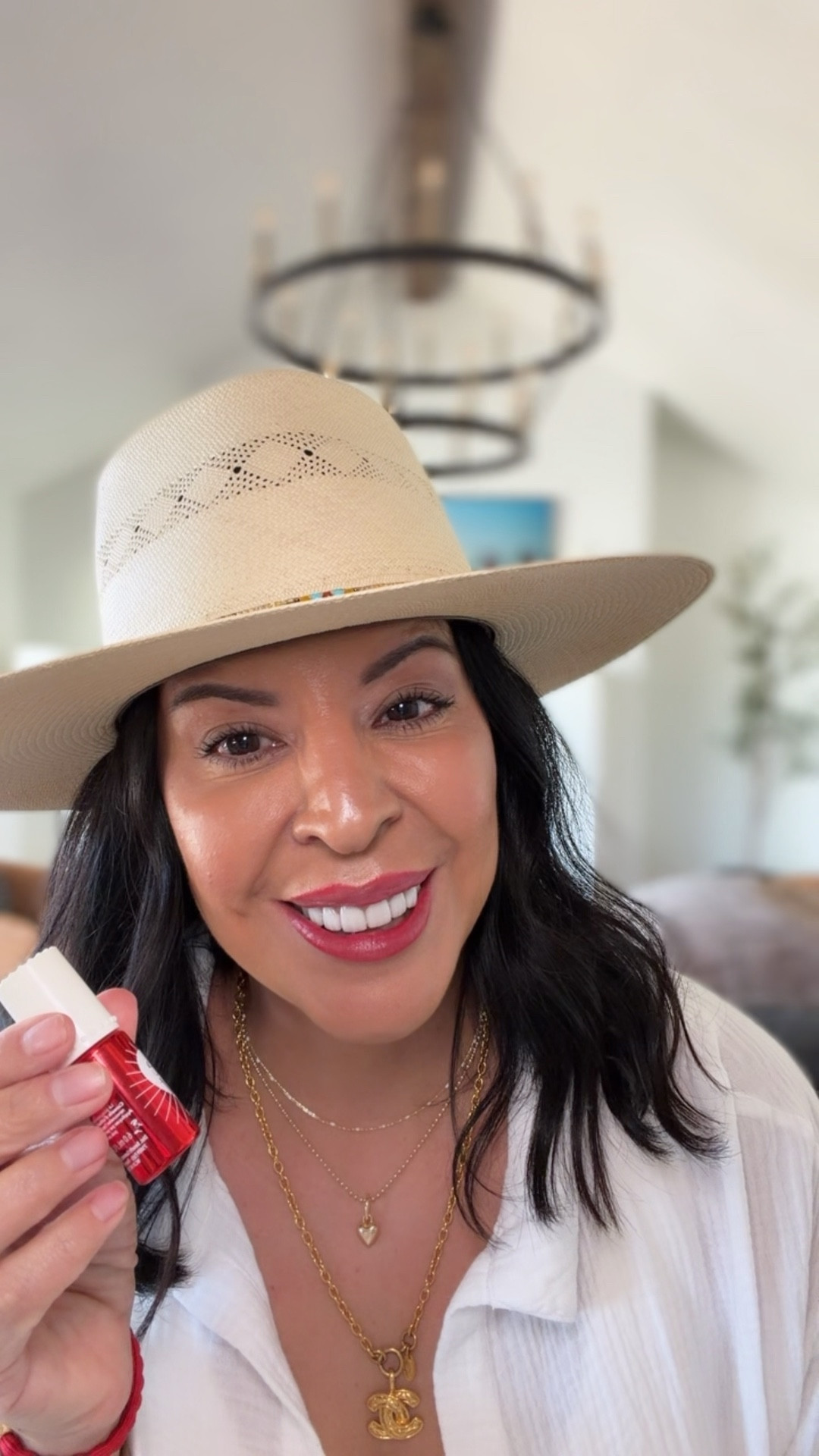 Lip tint is Fiery Red and the gloss is Talented. I first line my lips with the lip tint and then fill them in. I apply the gloss over it. It’s so hydrating and not sticky at all! 

#LTKBeauty #LTKOver40