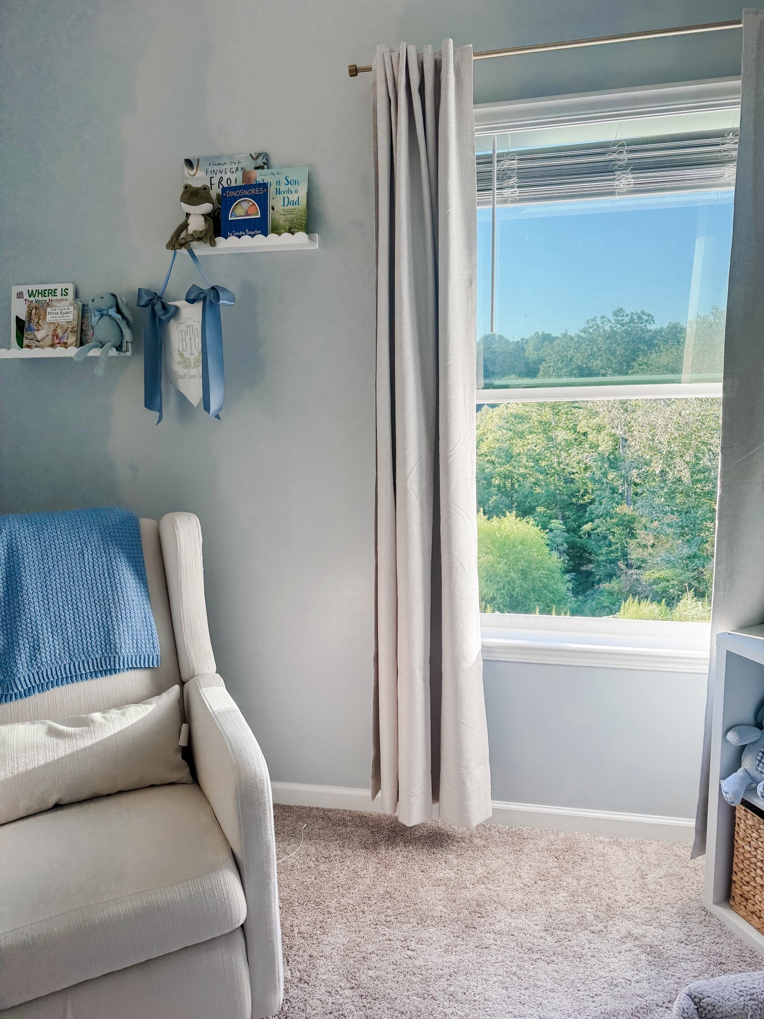 Undeniably my favorite room in our house, this rocking recliner is the absolute perfect touch! Would purchase over and over again! 