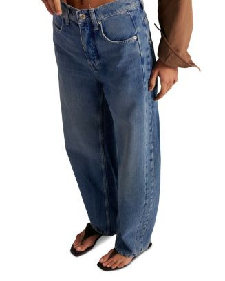 Truro High Rise Baggy Puddle Jeans in Water Stone | Bloomingdale's (US)