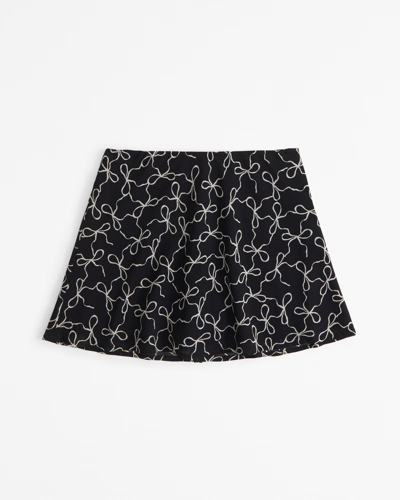 Pattern Mini Skort | Abercrombie & Fitch (US)