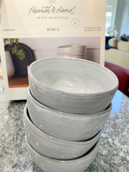 Love these NEW Hearth and Hand Bowls from @target #Bowls #TargetStyle #Foodie #Kitchenware #CerealBowls #Stoneware #AtHomewithDSF 

#LTKhome