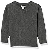 Amazon Essentials Boys and Uniform Cotton V-Neck Sweater | Amazon (US)