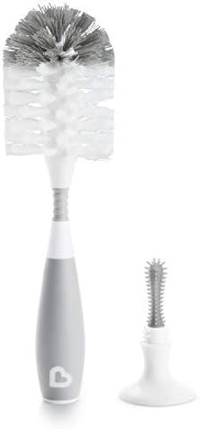 Munchkin Bristle Bottle Brush, Grey | Amazon (US)