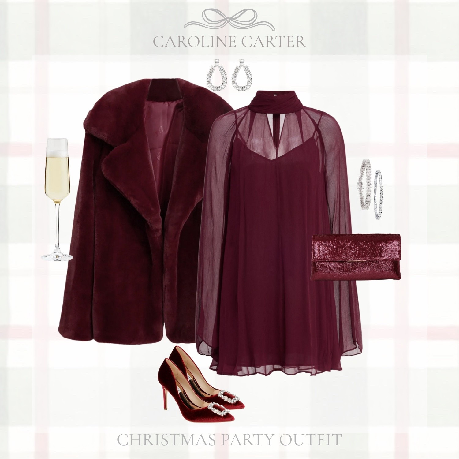 Holiday soirée ready in deep burgundy ✨🎄
Black Friday, Christmas party outfit, holiday dress, burgundy dress, velvet heels, winter glam, festive style, holiday fashion, Christmas look

#LTKCyberWeek #LTKHoliday #LTKSeasonal
