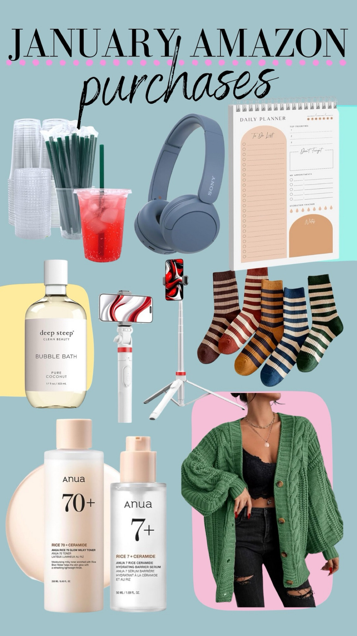 Favorite Amazon purchases from January! 

#LTKHome #LTKSeasonal #LTKGiftGuide