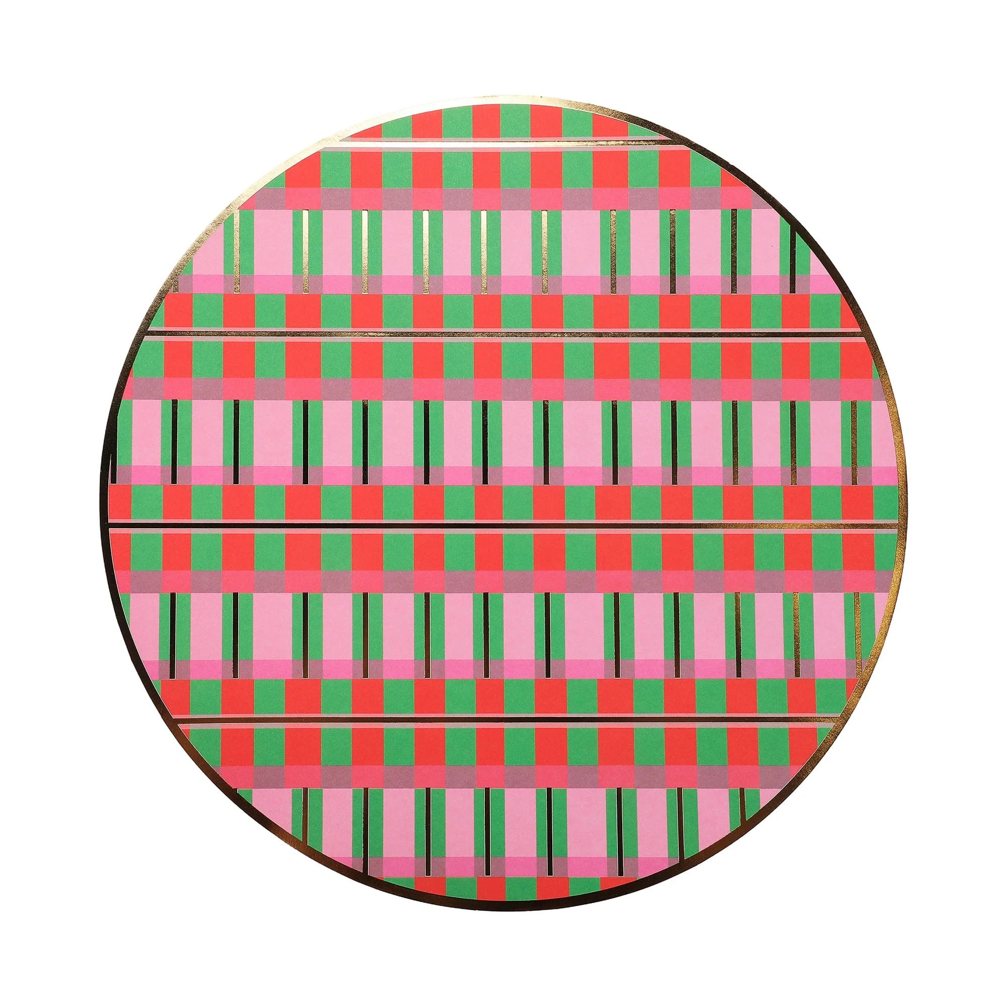 Christmas Plaid Holiday Placemats (10 count) | Packed Party
