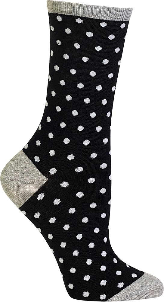 Hot Sox Women's Fun Pattern and Solid Crew Socks-1 Pair Pack-Cool & Classic Novelty Design Gifts | Amazon (US)