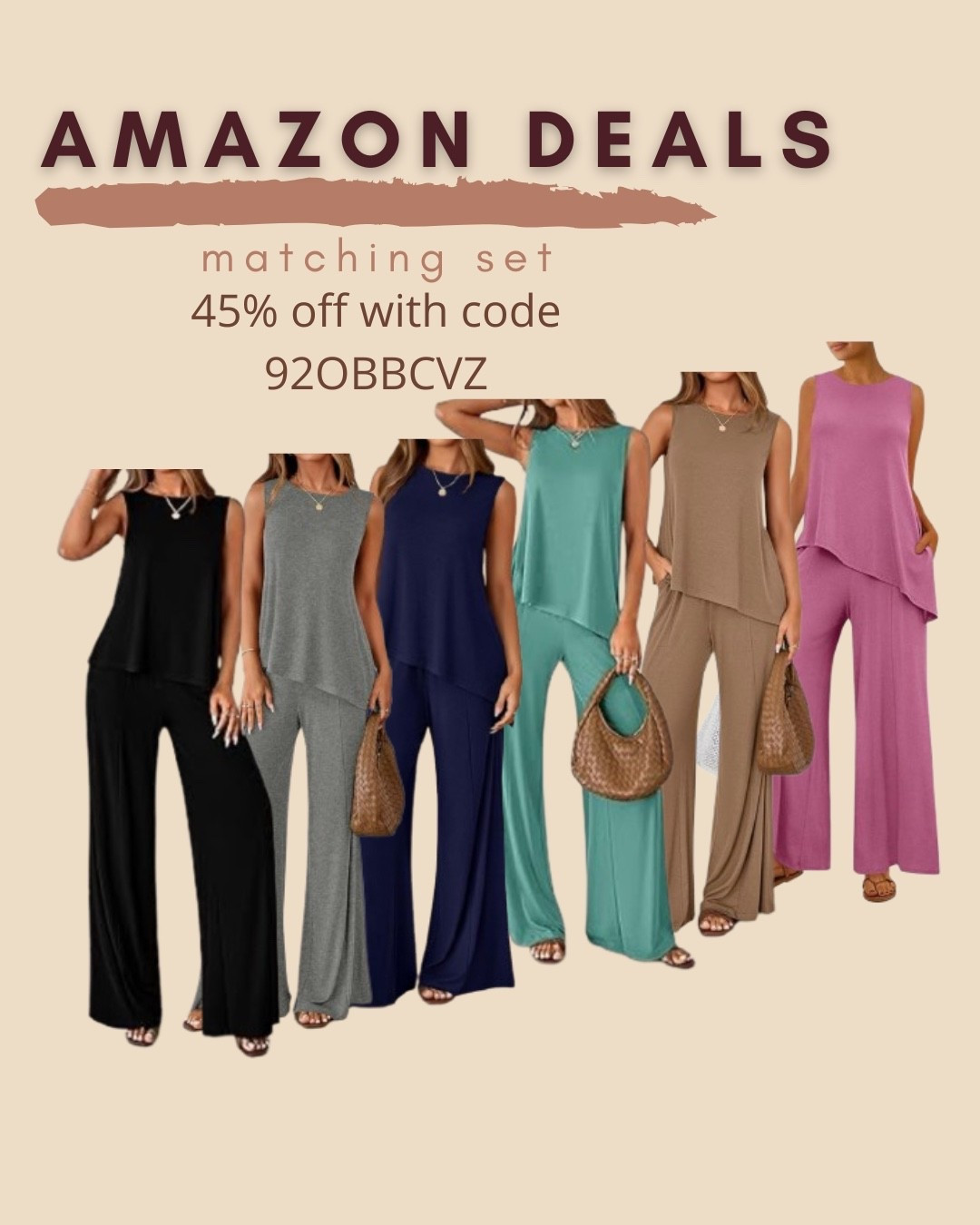 $22 ends 5/12

Amazon fashion
Amazon deals
Matching set
Two piece set
Lounge set
Comfy outfit
Amazon set

#LTKSaleAlert