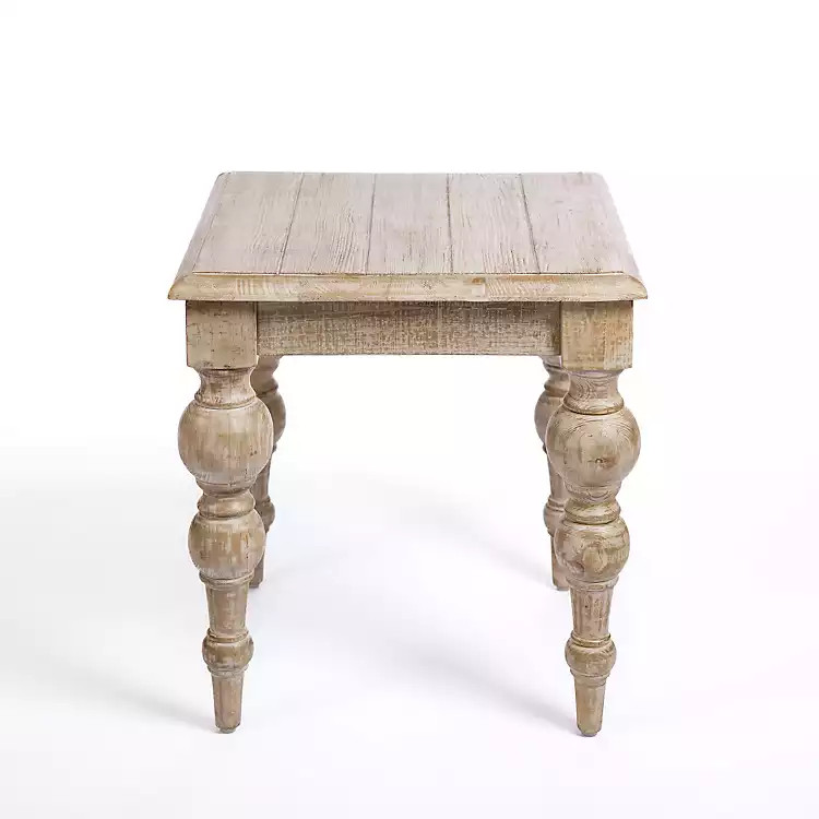New! Whitewashed Gabby Accent Table | Kirkland's Home