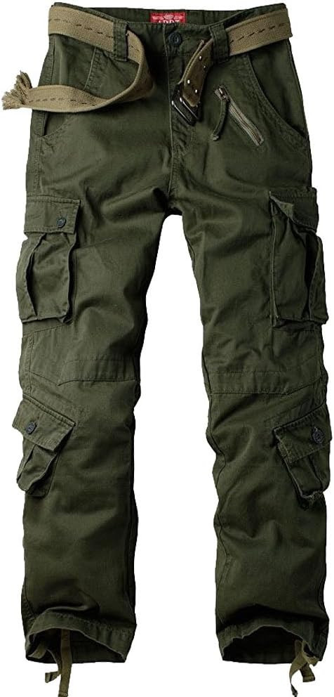 Men's BDU Casual Military Pants, Tactical Wild Army Combat ACU Rip Stop Camo Cargo Work Pants Tro... | Amazon (US)
