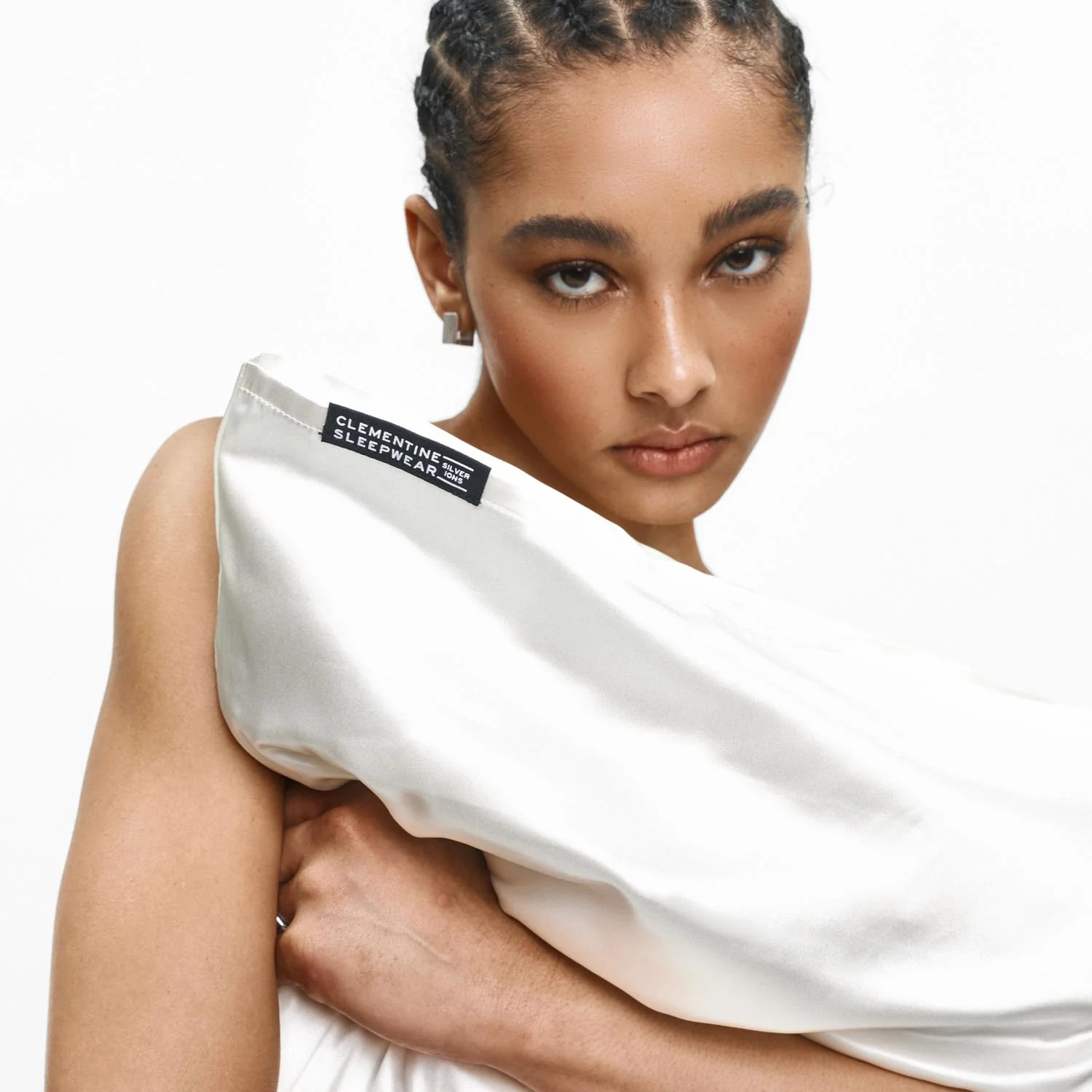 Organic Silver Ion Silk Pillowcase | Clementine Sleepwear