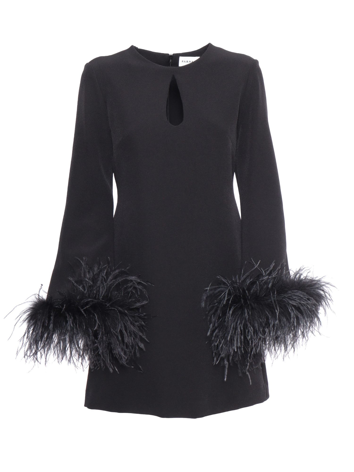 Parosh Feathers Embellished Dress | Italist.com US