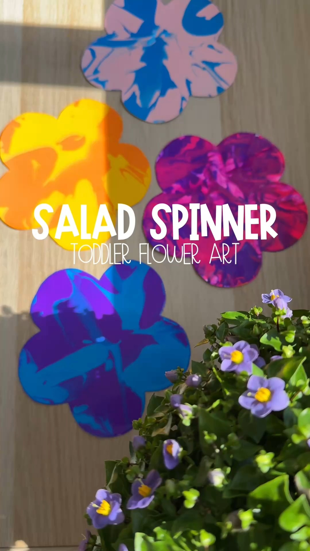 Salad Spinner Toddler Flower Art! 🌸

I am always on the hunt for different ways to do art with my 14 month old and love this! It is  ✨relatively✨ mess free (as long as you don’t let them open up the salad spinner, but Macy had fun putting her hands in there and feeling the paint!☺️)! 

We grabbed an @OXO salad spinner from Target, some @mondo llama paint from Target, cut out a flower from white card stock, & then let my toddler go crazy pushing the button to make it spin!

I’m obsessed with how the art turned out and can’t wait for it to completely dry so I can hang it up! 🌸🥰✨

You can have your toddler paint any shape (it doesn’t have to just be flowers!) and each piece will turn out unique! Such a fun and easy activity to do with your little one! ☺️

 #toddlerart #diyart #toddlerplay #toddleractivities #toddlerspringactivities #diyactivities #lowprepactivities

#LTKSeasonal #LTKKids
