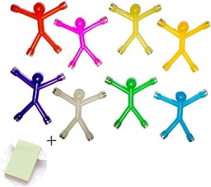 Refrigerator Magnets, 8 Pcs Mini Man Flexible Fridge Magnets, Cute Rubber Magnet Men Refrigerator... | Amazon (US)