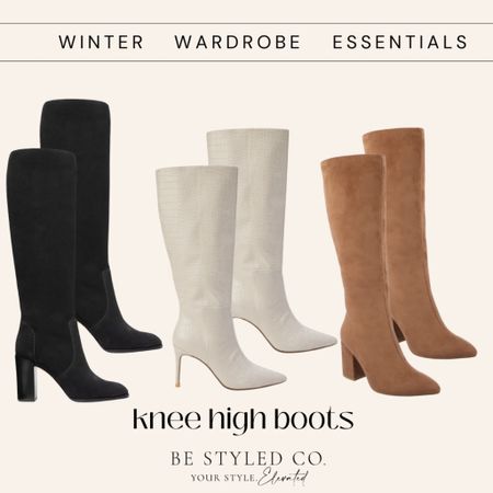 Winter wardrobe essentials - knee high boots - great with dresses, skirts, and skinny jeans #LTKHoliday

#LTKGiftGuide #LTKstyletip