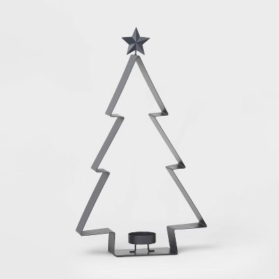 Metal Tree Candle Holder Table Decor Black - Wondershop™ | Target