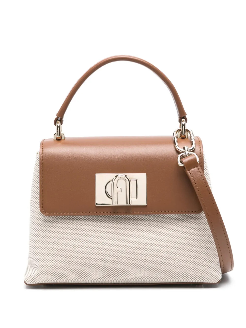 Furla 1927 Arch-motif Mini Bag | Neutrals | FARFETCH | Farfetch Global