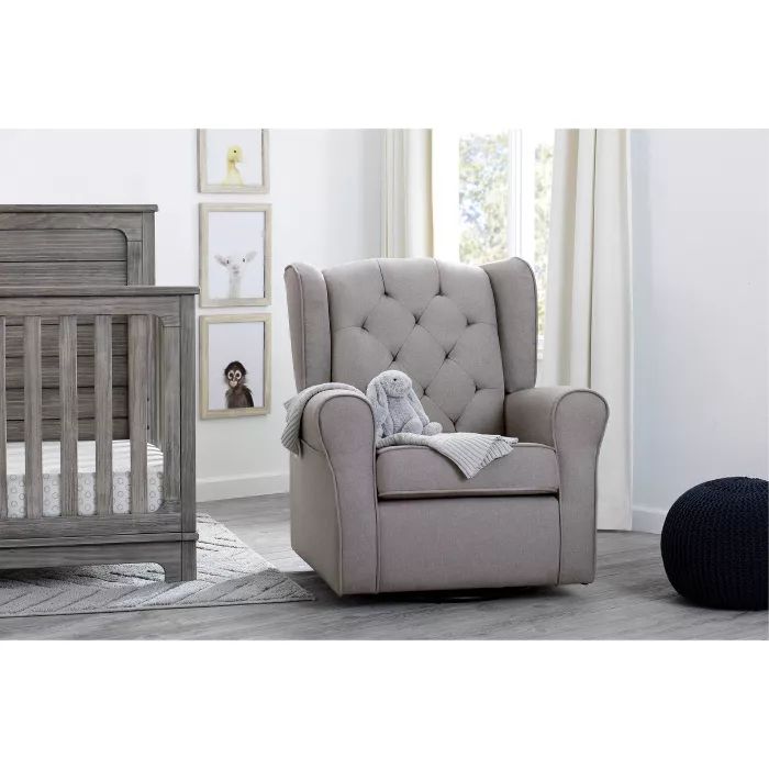 Delta Children® Emma Nursery Glider Swivel Rocker Chair | Target