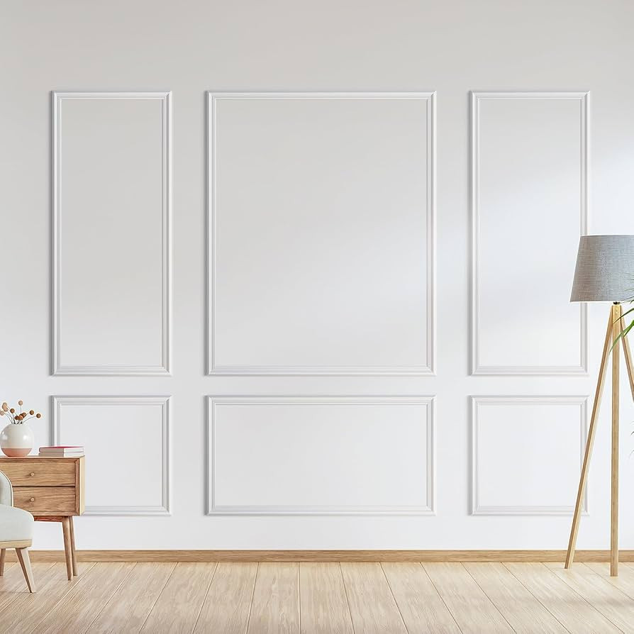 Peel and Stick Wall Molding Kit, Accent Wall Panels for Interior Wall Decor with Double-Sided Tap... | Amazon (US)