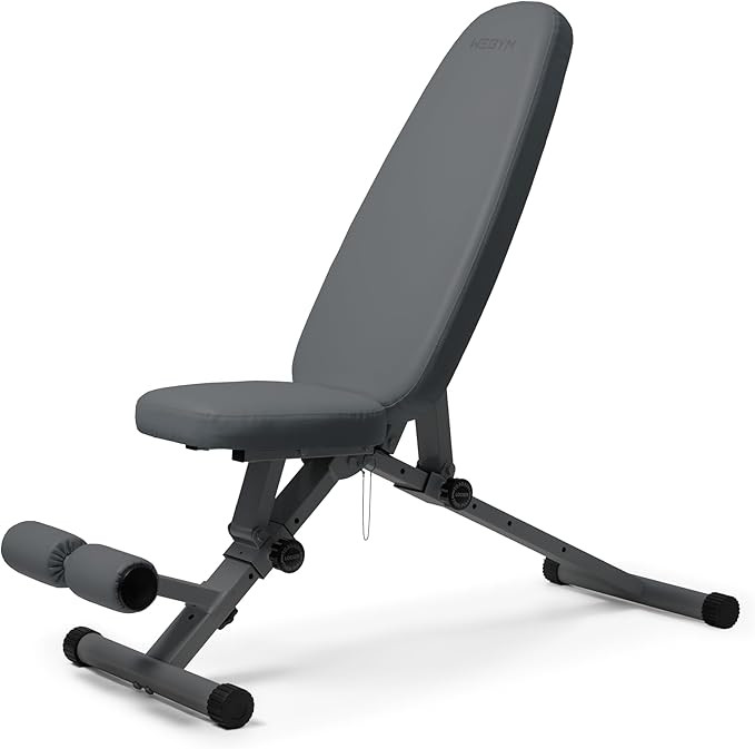 WeGym Fitness Bench, Adjustable, Collapsible, Comfortable, and Luxurious Home Gym Bench for Stren... | Amazon (US)