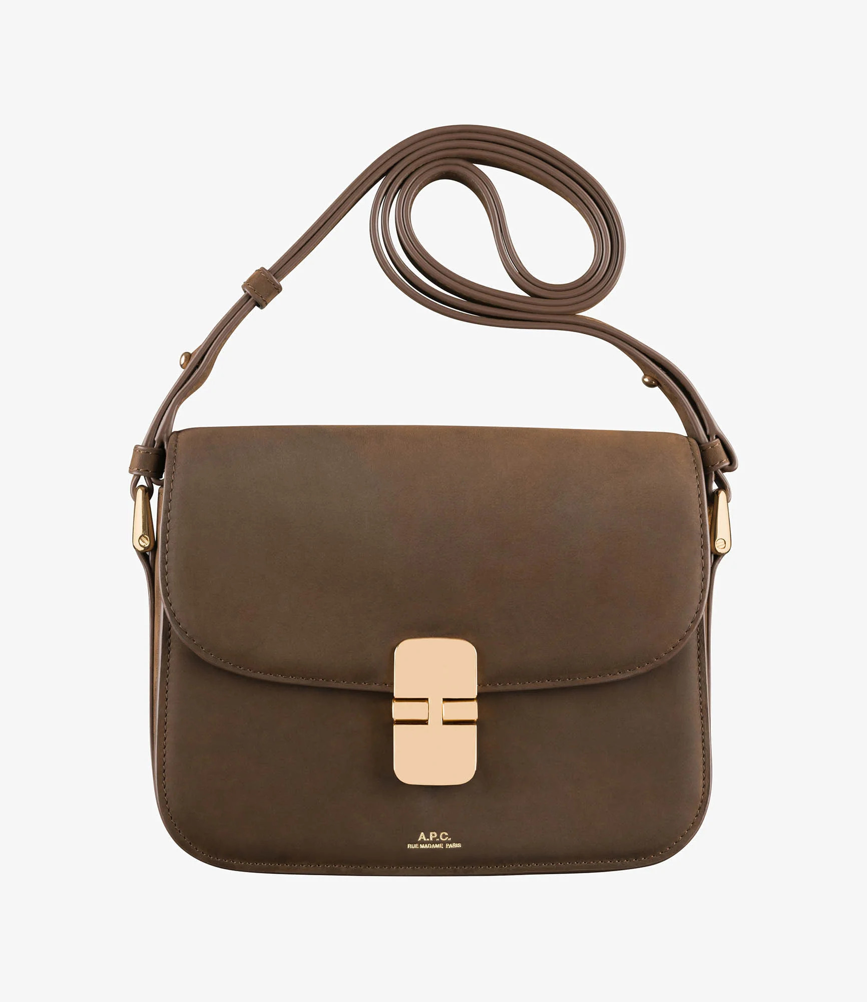 Grace Small bag CAA - Chestnut brown | A.P.C. US