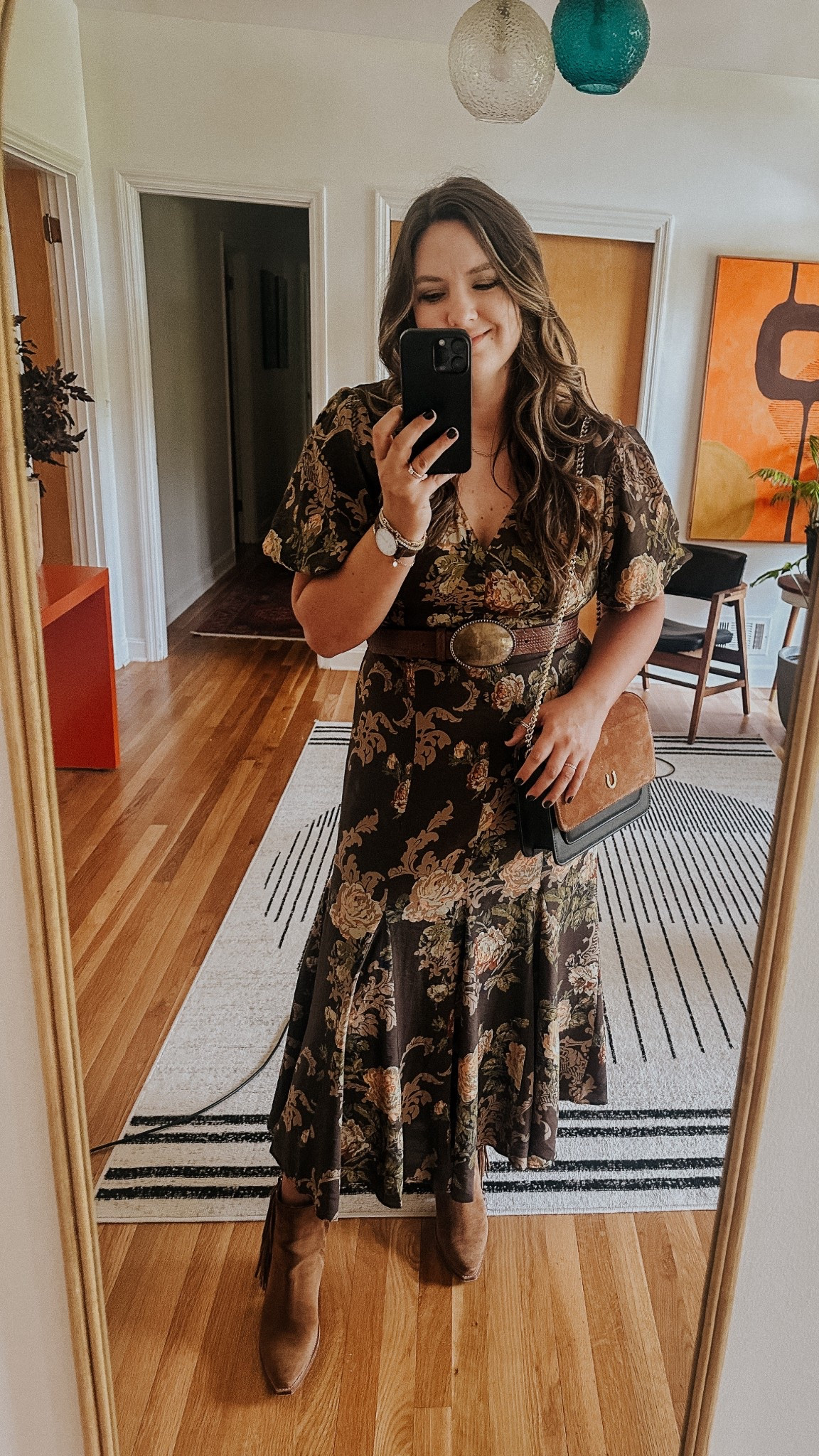 Fall wedding guest attire. 

Fall dress, fall wedding, wedding guest ootd, floral dress, suede boots, cowgirl boots, Tecovas, western wear 


#LTKShoeCrush #LTKSeasonal #LTKWedding