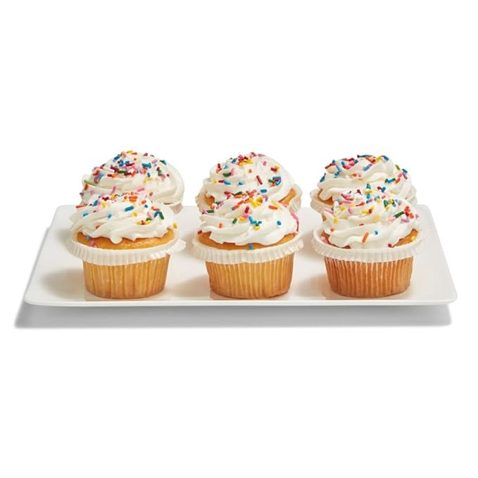 WHOLE FOODS MARKET Yellow Vanilla Buttercream Cupcake 6 Count | Amazon (US)